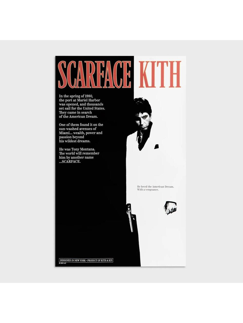 Kith for Scarface Movie Poster